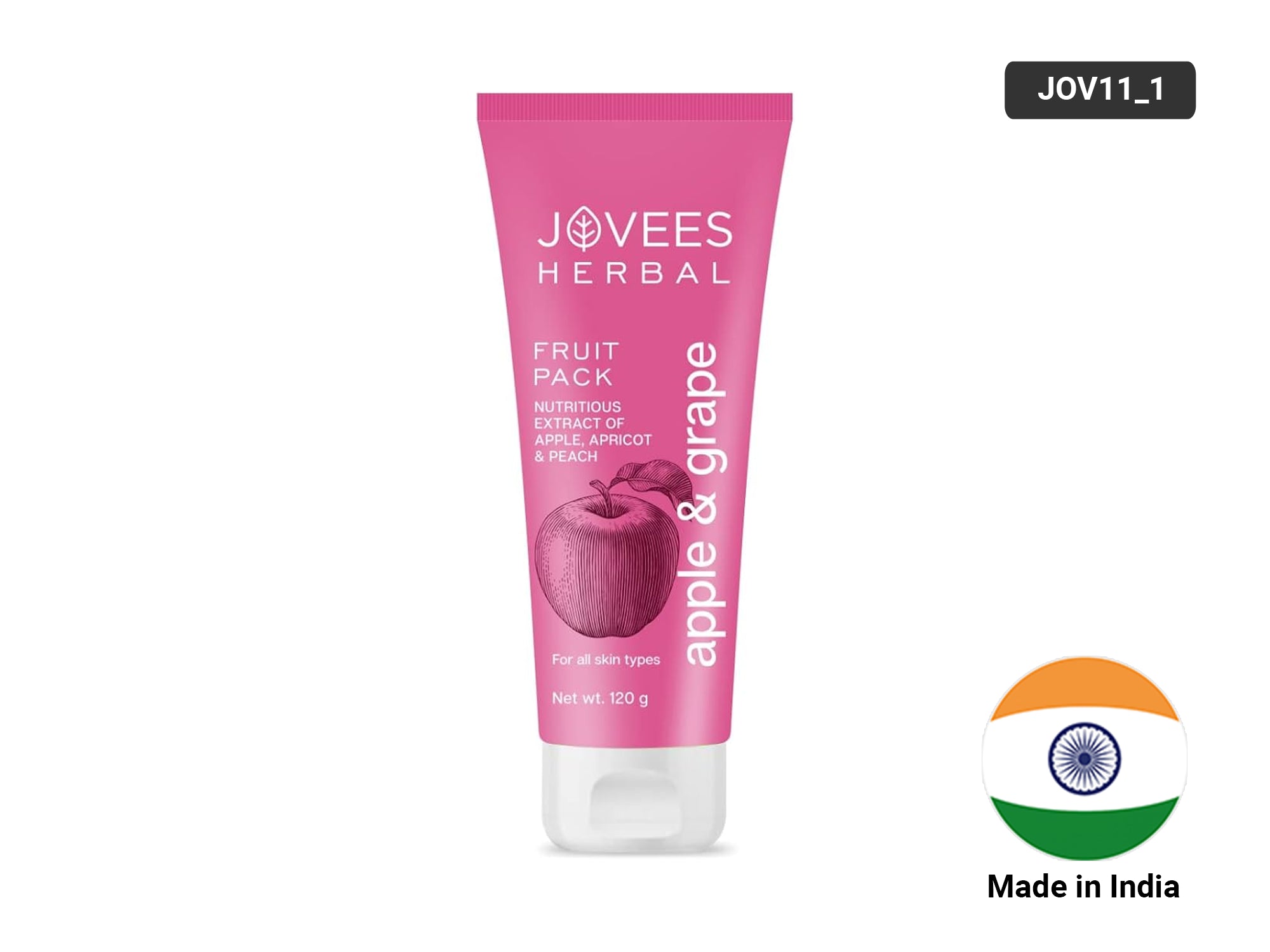 Jovees Herbal Apple and Grape Fruit Pack 120g in Sri Lanka